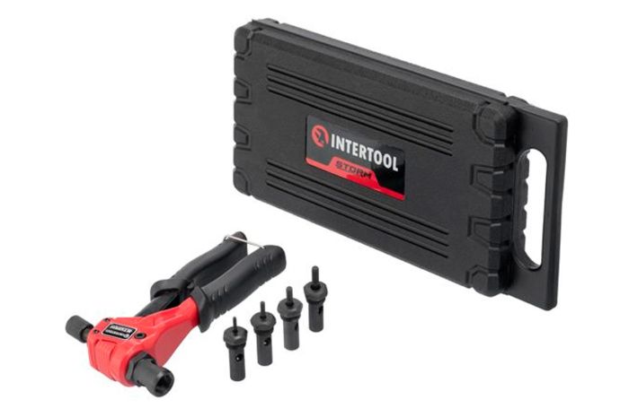 Пістолет для заклепок різьбових Intertool-Storm 200 мм x М3 x М4 x М5 x М6 (RT-0019)