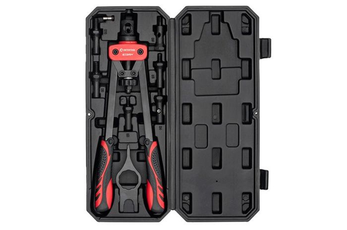 Пистолет для заклепок резьбовых Intertool-Storm 360 мм x М3 x М4 x М5 x М7 x М8 x М10 двуручный (RT-0020)
