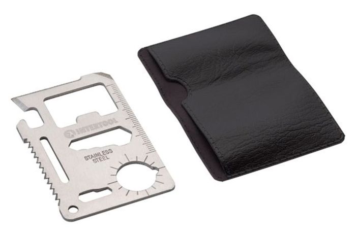 Мультитул Intertool 70мм x 11ед карта (HT-0589)