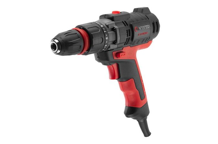 Шуруповерт электрический Intertool-Storm 420Вт x 0.8-10мм DFR (WT-0110)