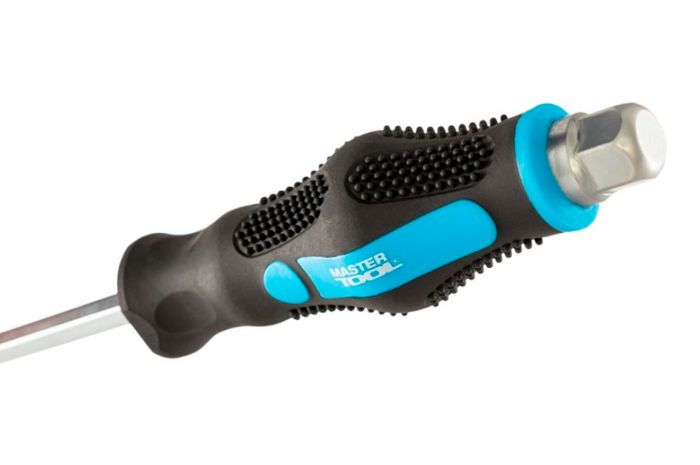 Набір викруток ударних Mastertool PH2 x PH3 x SL6 x SL8 (4шт) (40-1154)