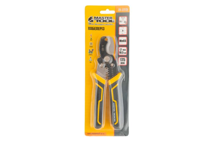 Съемник изоляциии-кабелерез Mastertool 175мм x 1.3-8мм² (75-2275)