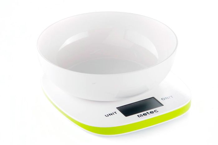 Весы кухонные Metec 5кг x 190 x 210мм x 1.6л x 2AAA (700220)