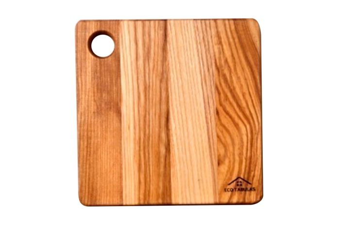 Доска разделочная Eco Tabulas 190 x 190 x 17мм с отверстием (ас07)