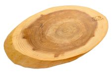 Дошка обробна Eco Tabulas 420 x 230 x 30мм овальна без кори Lux (ас42)