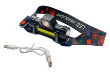 Фонарь налобный BL 1LED x 1COB x Li-Ion (152-BL-8101)