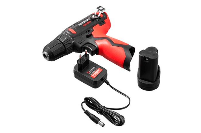 Шуруповерт акумуляторний Intertool-Storm 12В x 0.8-10мм (WT-0310)