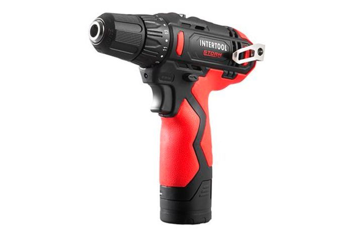 Шуруповерт акумуляторний Intertool-Storm 12В x 0.8-10мм (WT-0310)
