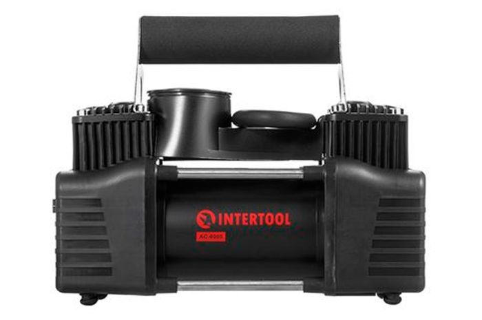Компрессор автомобильный Intertool 10бар x 85л/мин двухцилиндровый (AC-0005)