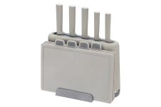 Набор ножей с досками Maestro 5 ножей x 4 доски серый (MR-1412-GREY)