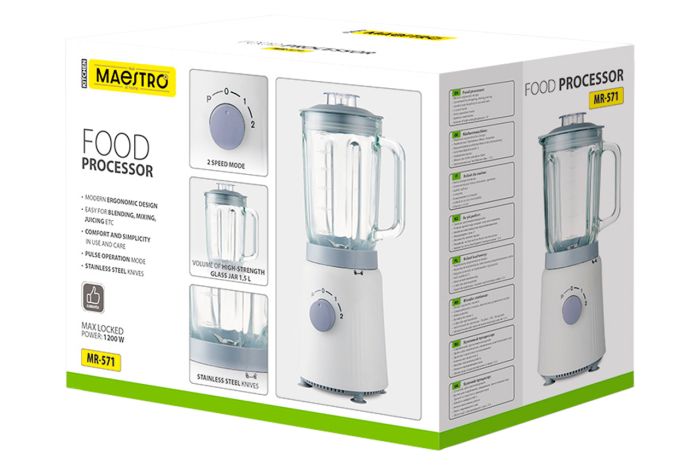 Блендер стационарный Maestro 1200Вт x 1.5л (MR-571)