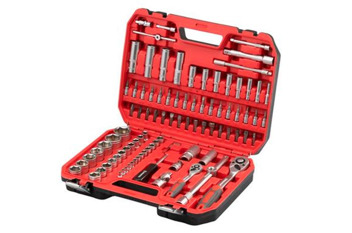 Набор инструмента Intertool 1/4" x 1/2" x 94ед RED (ET-9094)