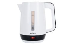 Електрочайник пластиковий Metec 1.7л білий (700036)