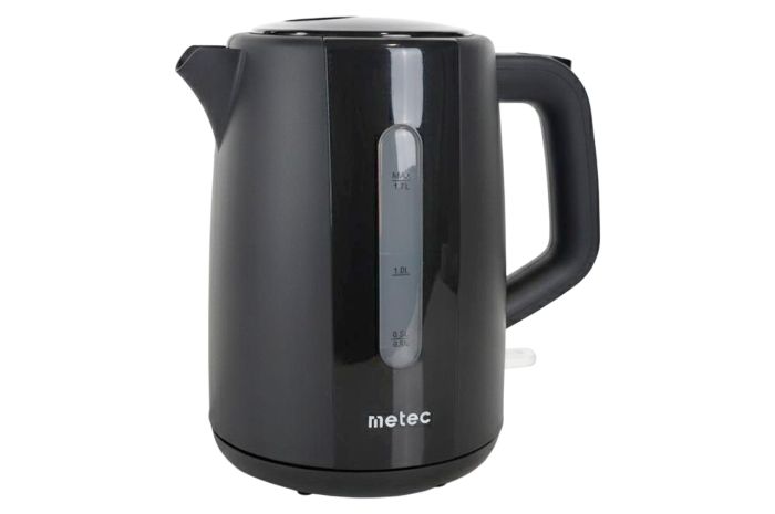 Електрочайник пластиковий Metec 1.7л чорний (700035)