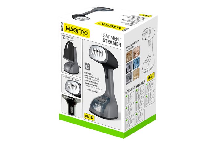 Відпарювач складаний Maestro 1500Вт x 180мл (MR-357)