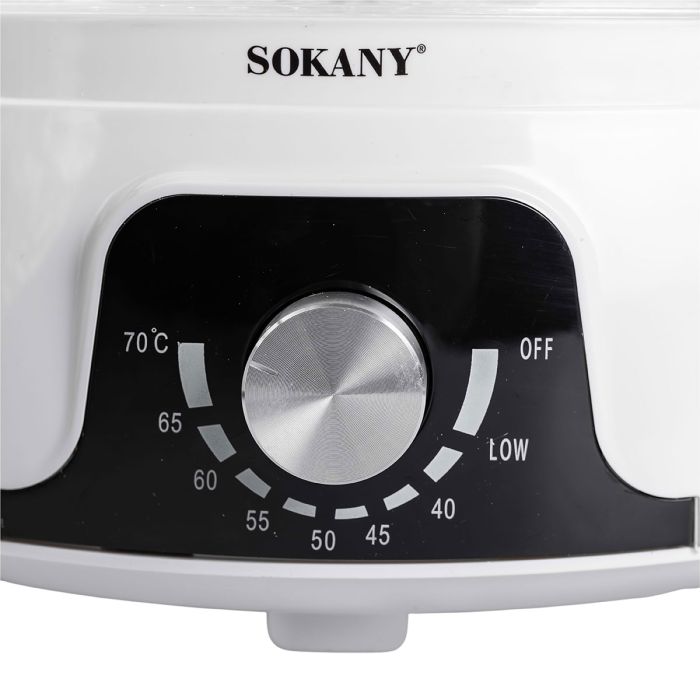 Сушарка для фруктів та овочів електрична 350 Вт 5 лотків Sokany SK-10072