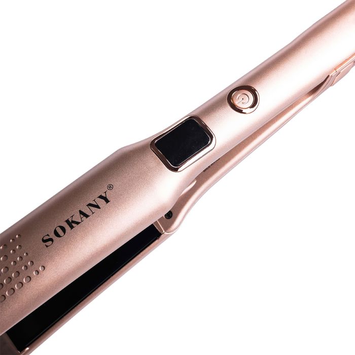 Утюжок для волосся 50 Вт Рожевий Sokany SK-15009
