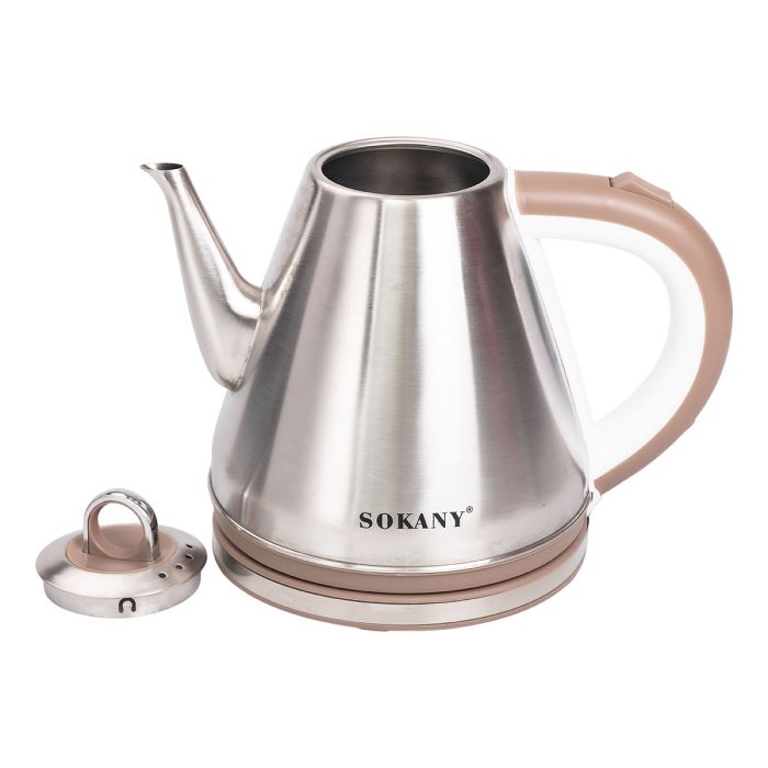 Чайник електричний 1.5 л Sokany електрочайник дисковий 1100 Вт SK-SH-1083