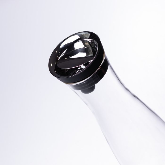 Скляний графін із кришкою 1.5 (л) для води, соку, лимонаду HP-19-44