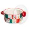 Супниця порцелянова Christmas новорічна  800 (мл) з кришкою Yiwu FM-CS-9C