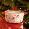 Супниця порцелянова Santa новорічна  800 (мл) з кришкою Yiwu FM-CS-9A