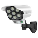 Вуличний ліхтар настінний 77 COB LED з датчиком руху та сонячною панеллю автономна лампа для саду городу HP-L-4