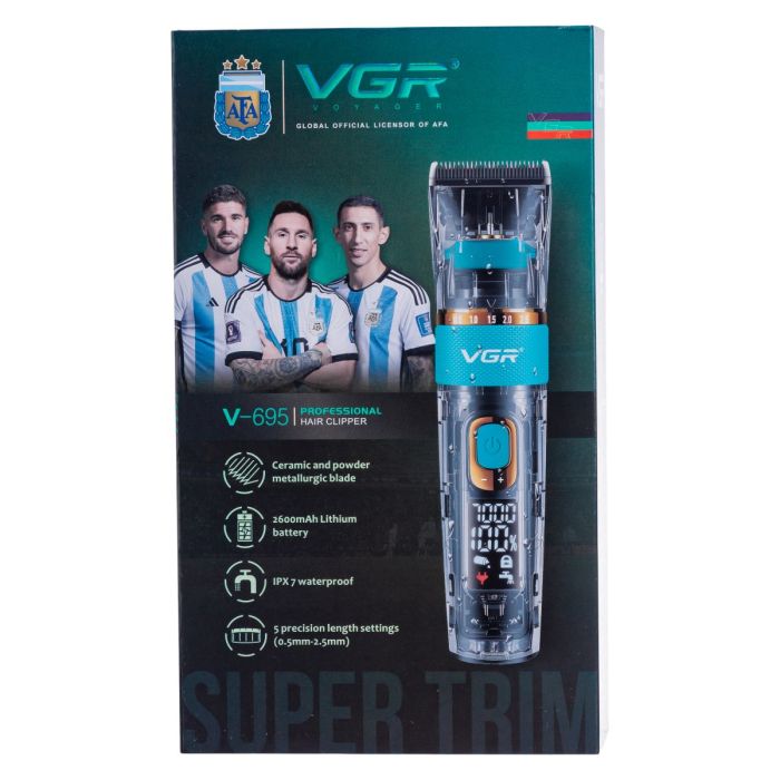 Машинка для стрижки професійна Синій VGR HP-V-695
